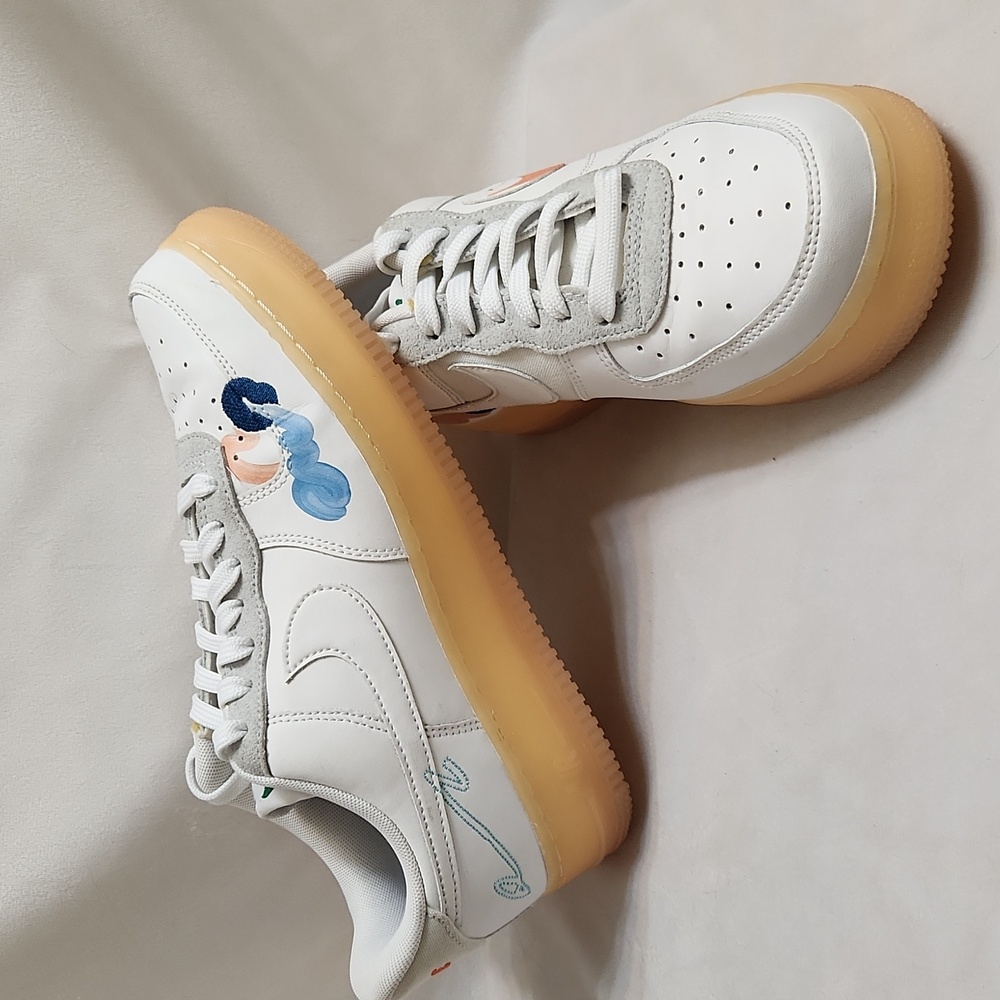 Nike Air Force 1 Low Flyleather Mayumi Yamase Earth Day Sneakers (M Size 7)